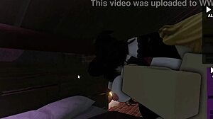 i got fucked so rough as sexy witch slut on roblox game