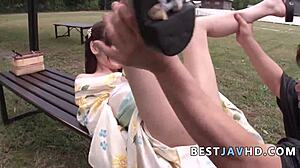 Jaw-Dropping Asian Beauty Banged Outdoors with Bald Pussy in Uncensored JAV