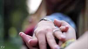 a sexy street dancer teases with hot moves then bares her small tits and pussy for live fun with aarina park