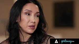 Pawg Bridesmaid Kayley Gunner Cheats Wedding Day with Bestie Lesbian Pussy Licking Scissoring