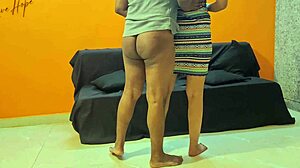 College Girl on All Fours Takes My Thick Dick Deep in Hairy Pussy