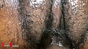 a beautiful african pussy gets fucked up close in amazing detail