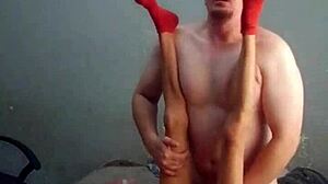 stepdad fucks stepdaughter's tight pussy with handjob till jizz explodes