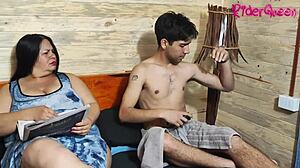 damn this big ass bbw stepmom lets stepson fuck her anal raw no condom pov