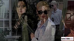 Captive teen rims dominant cop's ass while she sits on your face hungry?