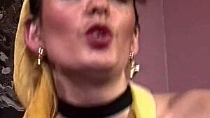 oh damn this brunette milf in sexy stockings gets ass fingered then pussy fucked hard