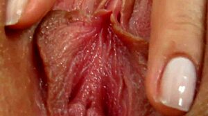 Wanda oils up wide, spreads shaved pussy and tight ass wide open