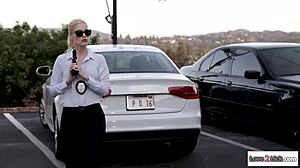 Captive teen rims dominant cop's ass while she sits on your face hungry?