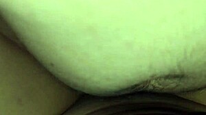 Intense close-up girlfriend POV pounding aims cum on body but holds back