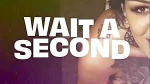 brunette sneaks into gloryholesecrets for sloppy deepthroat blowjobs and face fucking