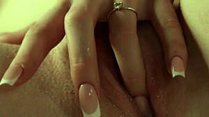 aww crystal white bends over fat pussy solo dildo orgasm