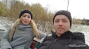 Bella Mur skinny Russian teen fucked hard for cash in quick pickup