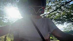 i picked up a didi client no bra and he noticed my huge tits right away