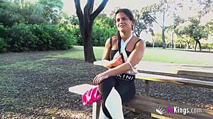 big titted natali quinn bends over for giant cock cowgirl doggystyle riding