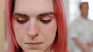 TS Foxxy Rips Clothes for Triple Blowjob from Horny Jean Hollywood Patients