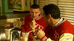 they start chatting casually in bed then dive into steamy lesbian licks