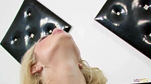 i can't finish our lesbian threesome without toys trembling shaved pussies so good