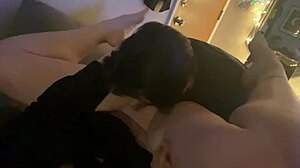 couple begs for wet pussy licking then hard pounding