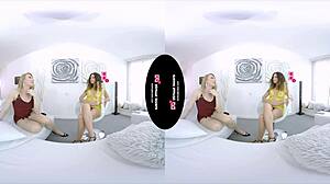 Guy Hires Two Big-Titted Shemales for Lingerie Threesome Pound