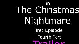 Christmas Nightmare Ep1 Part 4 Features Italian Femdom Foot Domination and Slave Submission