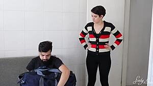 Girlfriend kicks me out i fuck her half-sister deepthroat blowjob