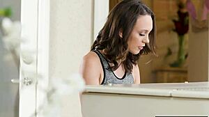 doesn't this hot brunette milf fingering sexy big titted lesbian turn you on?