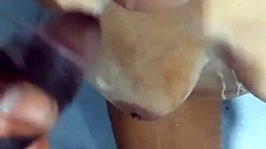 brazilian sub punished with piss in mouth swallows dom's liquid lunch craving more