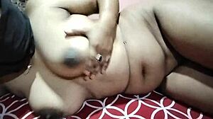 horny south indian curvy girl naked huge natural tits masturbation