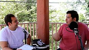 three hot chubby guys with monster cocks and big tits craving ass