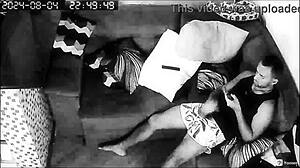 whoa caught on ip cam this amateur fetish masturbation session