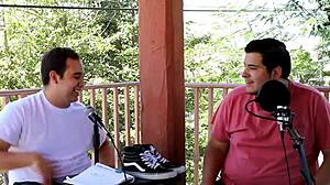 three hot chubby guys with monster cocks and big tits craving ass