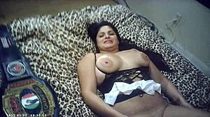 Behind Scenes First-Timer Italian Bombshell Big Natural Tits Takes Pound Machine Deep