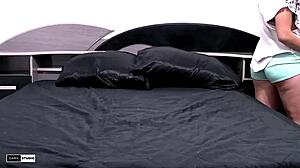 Hot Brazilian babe in lingerie fucked hard at home