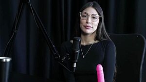 melina khalifa's naughty interview spills into wild group putaria on sheer red