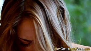 Teenager In Stockings And Heels Eats Ass Rimjob