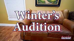 busty brunette winter hill deepthroats before doggy pounding