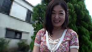 check out j-granny chiyo yamabe's hairy pussy dripping creampie after intense asian fuck