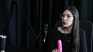 melina khalifa's naughty interview spills into wild group putaria on sheer red