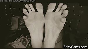 Lick my toes lover as you crave every inch