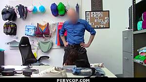 hey suspect youre caught stealing now bend over in this office for your punishment