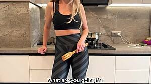 Stepmom's big tits bounce cheating cowgirl on stepson while husband works!