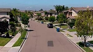 Stepmom shows off rich life with blonde milf group fucking and tit groping spitting