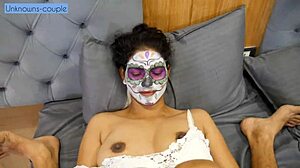 Slutty Indian Housewife Begs Overworked Husband for Monster Cock Riding Domination