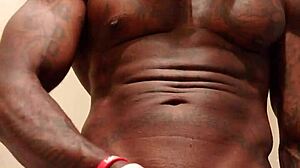 Hallelujah Johnson Worships Massive Black Hairy Monster Cock Frenzy