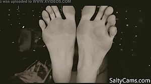 Lick my toes lover as you crave every inch