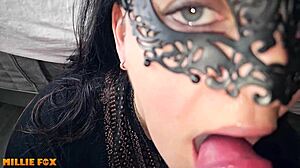 Amateur MILF Swallows Monster Cum Load From Biggest Cock - Millie Fox!