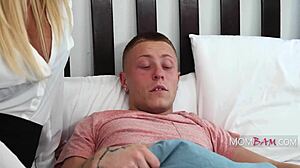 milf teacher swaps books for big tits and pussy play