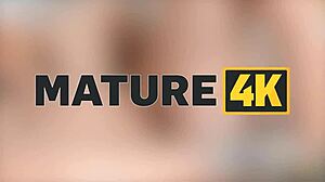 Pregnant mature Marta caught cheating dives into shaved pussy threesome with young couple next door