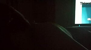 redbone babe worships throbbing bbc deepthroat style till it's dripping wet