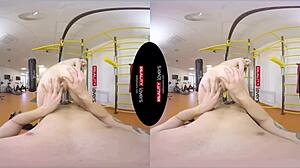 Gym teen wants your cock for anal workout ride pov.